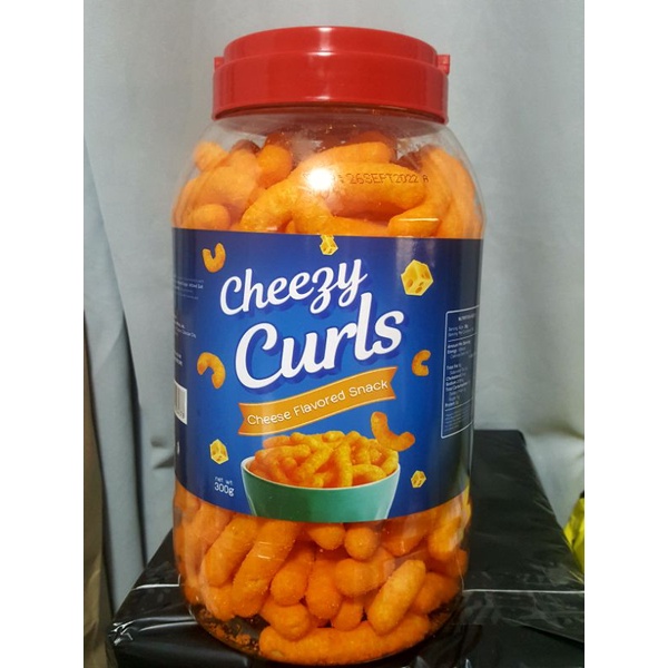 Cheezy Curls cheese flavored snack 300g Shopee Philippines