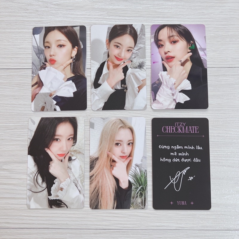 Itzy Checkmate Photocard Pob Makestar Soundwave Ktown4u Bandina Musicplant Shopee Philippines 1507