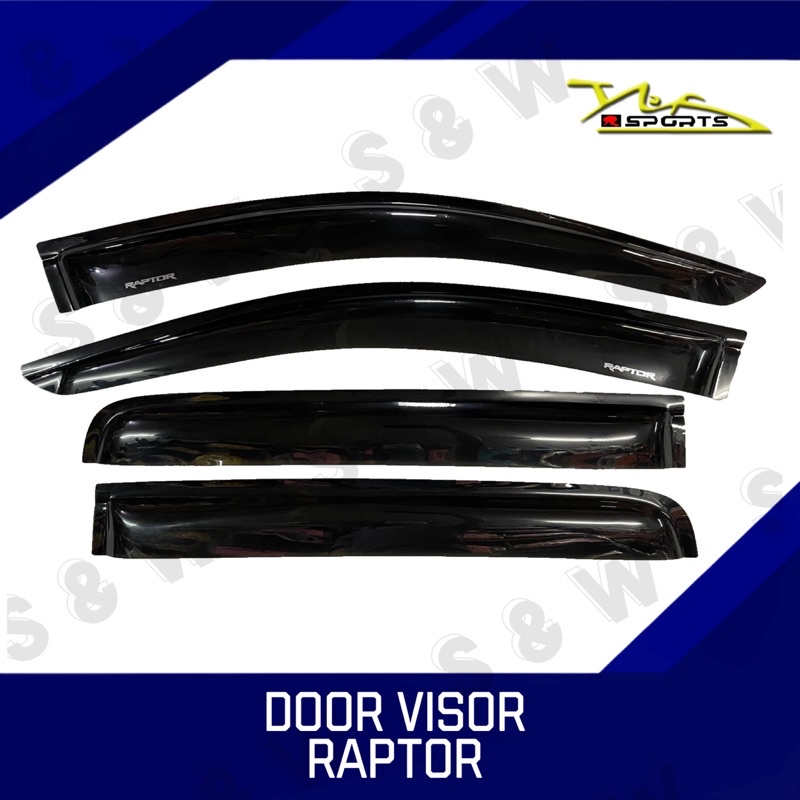 Door Visor for FORD RANGER/ RAPTOR | Shopee Philippines