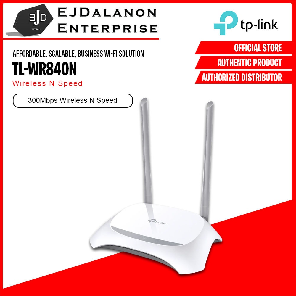 TP-Link Tl-Wr840N 300Mbps Wireless N Speed Router | Shopee Philippines