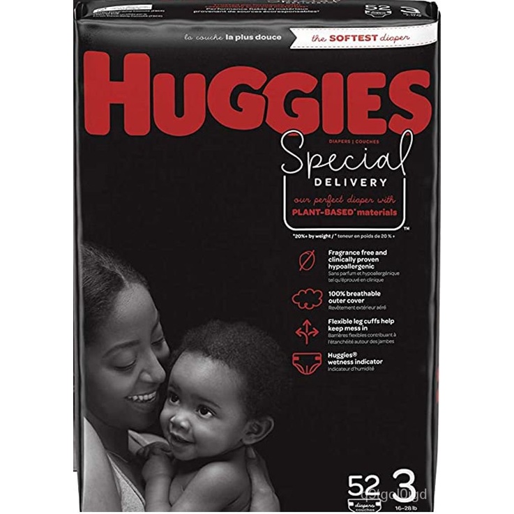 Huggies Special Delivery, Softest Diaper, Safe for Sensitive Skin