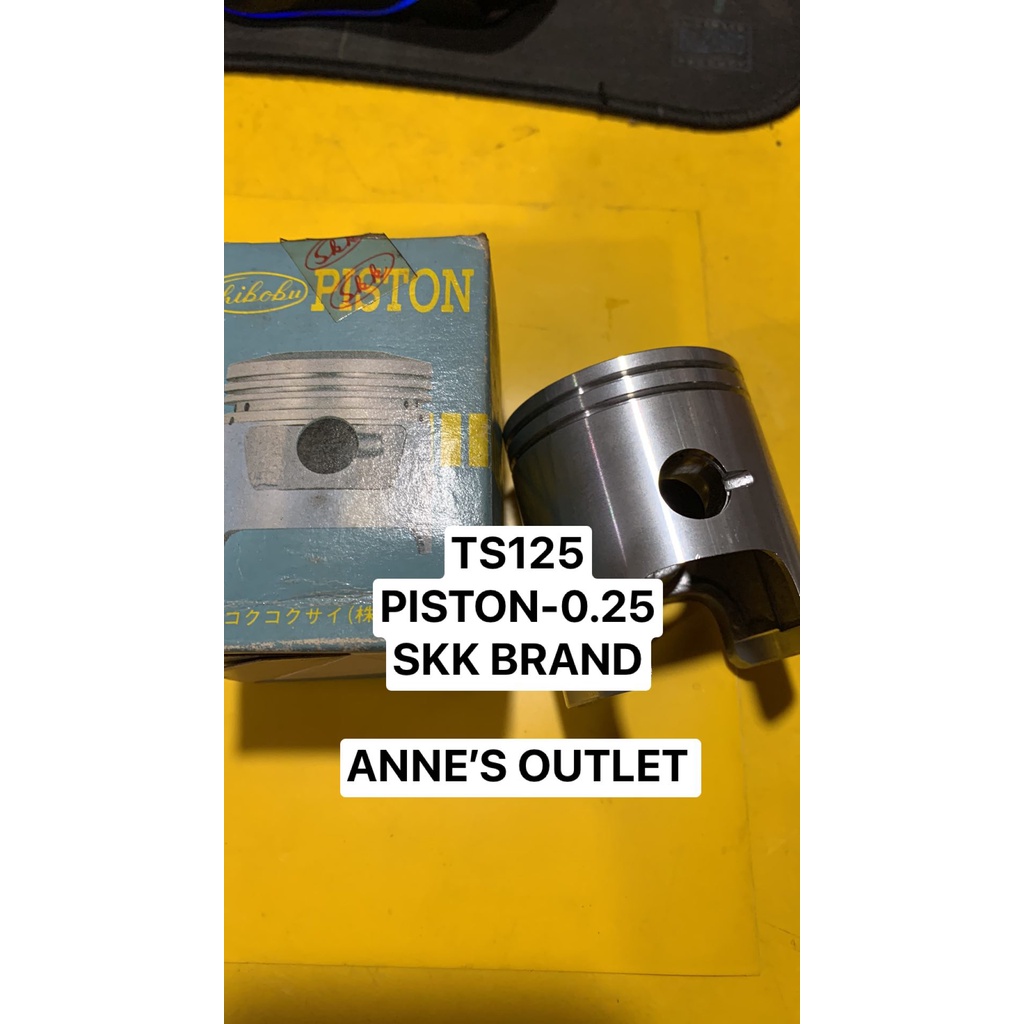 TS125 PISTON [ REBORE0.25 ] [ SHIKOKU BRAND ] Shopee Philippines