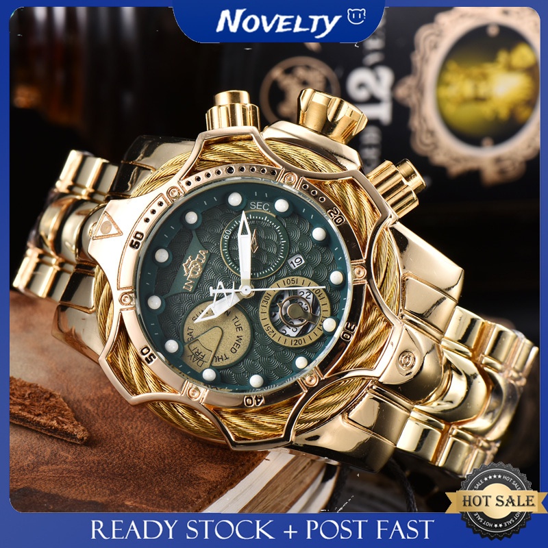Invicta Men Watch Rims Calendar Function Watch | Shopee Philippines