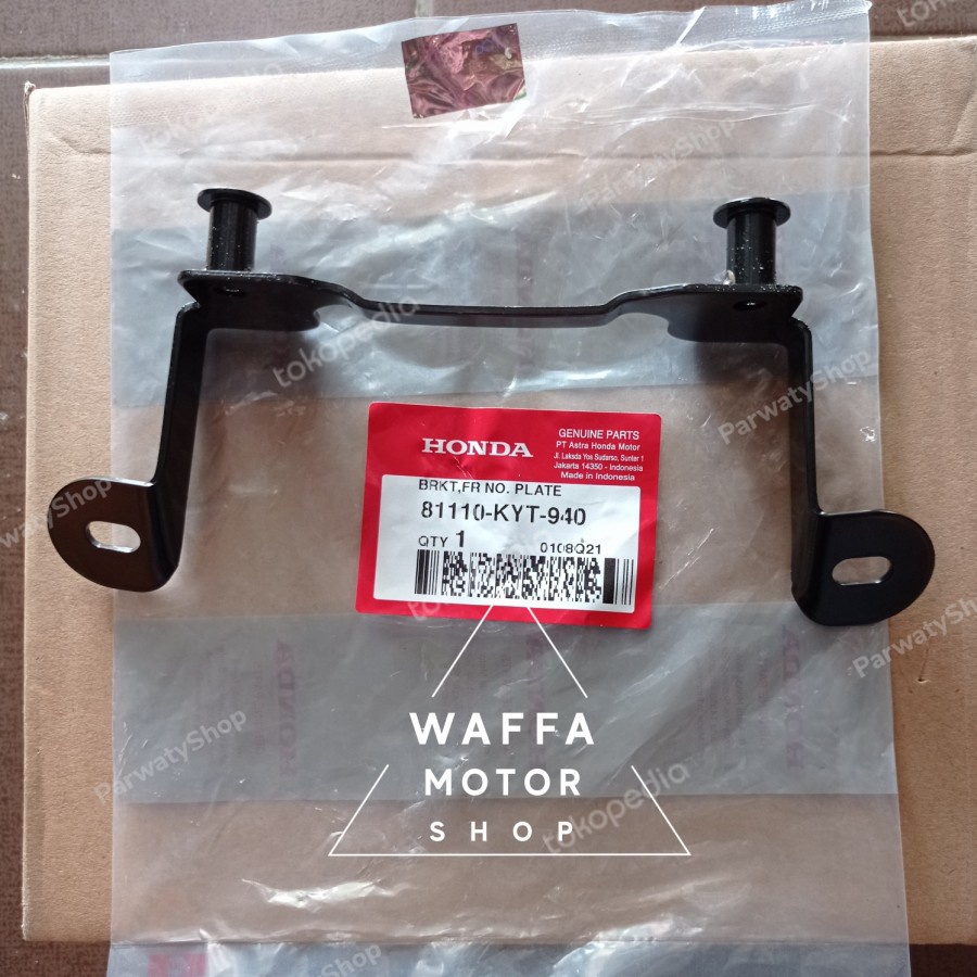 End Of Year 81110-Kyt-940 Iron Plate Holder SCOOPY Carbu Number Plate ...