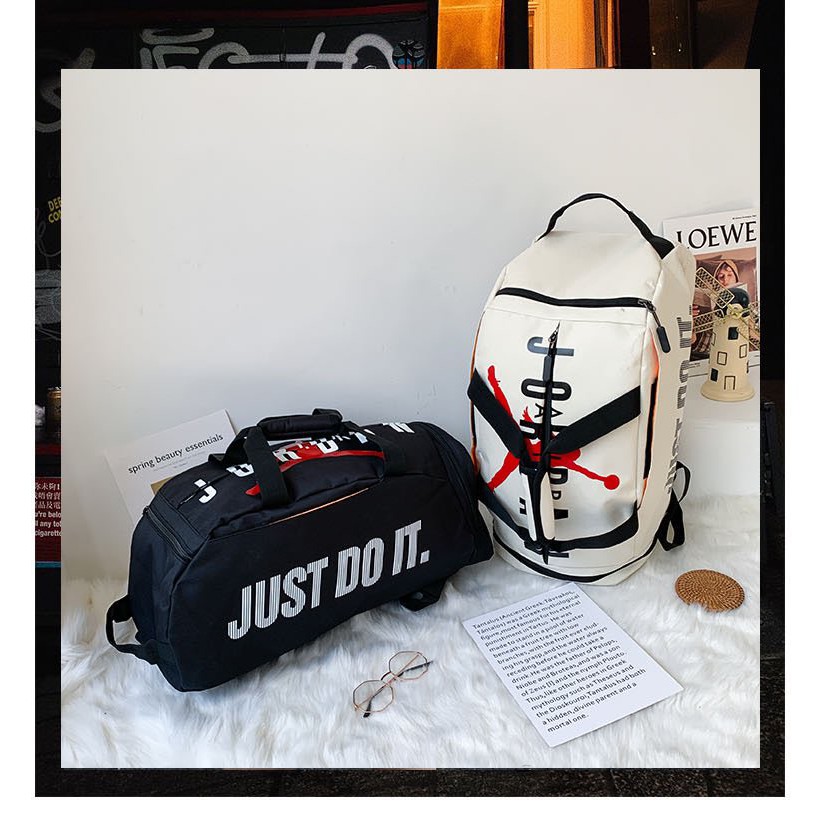 Tipistore Jordan Just Do it Sports Backpacks men and Women and Travel bag Korean fashion bagpacks Shopee Philippines