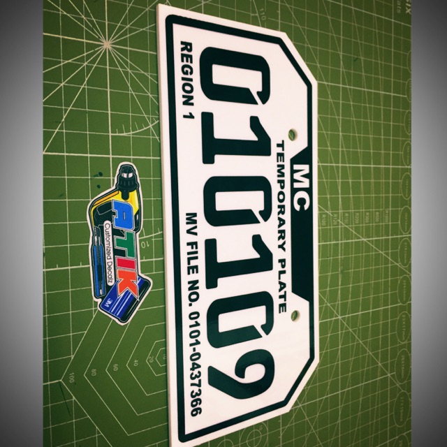 Temporary Plate Motorcycle Shopee Philippines