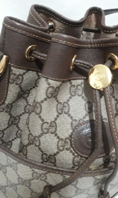 AuTHENTIC GUCCI VINTAGE BUCKET BAG Shopee Philippines