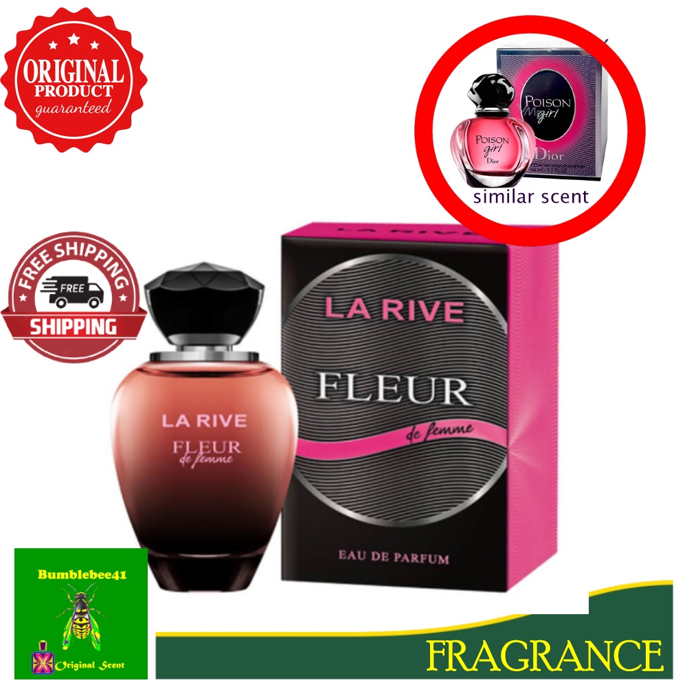La Rive Fleur De Femme Perfume edp 90ml By La Rive for Women | Shopee ...