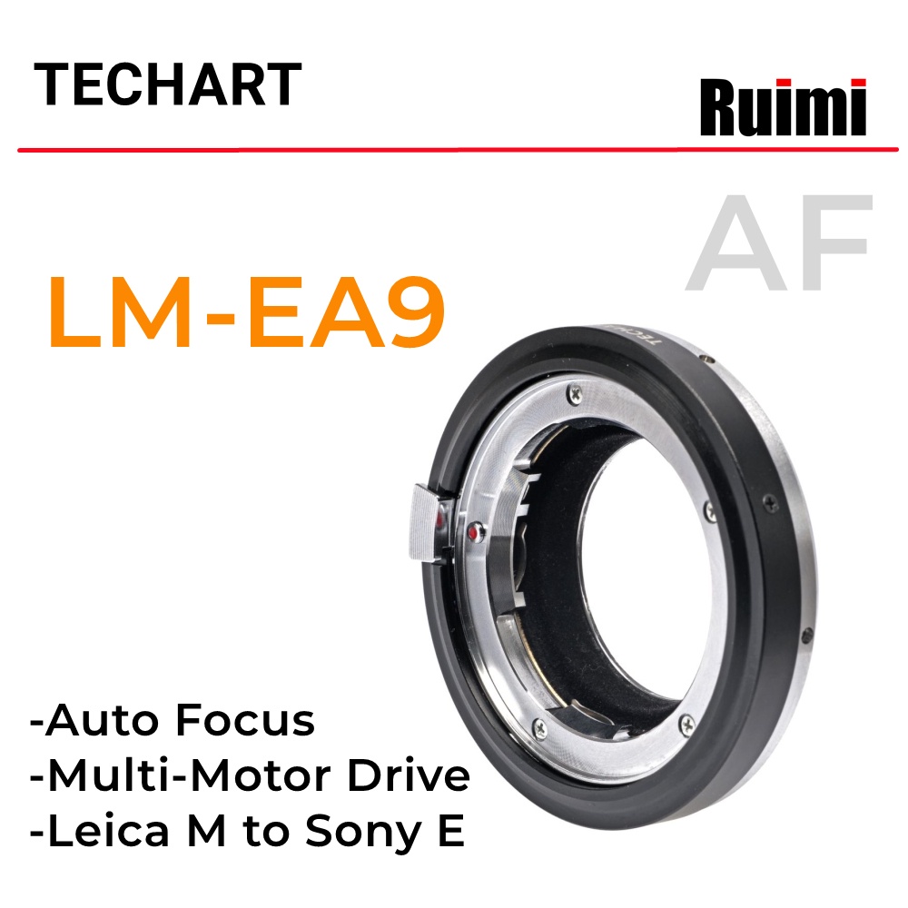 TECHART LM-EA9 Auto Focus Lens Adapter Ring for Leica M Lens to Sony E  Mirrorless Cameras