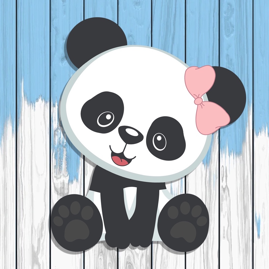 Panda Bear Waterproof Vinyl Sticker | Shopee Philippines