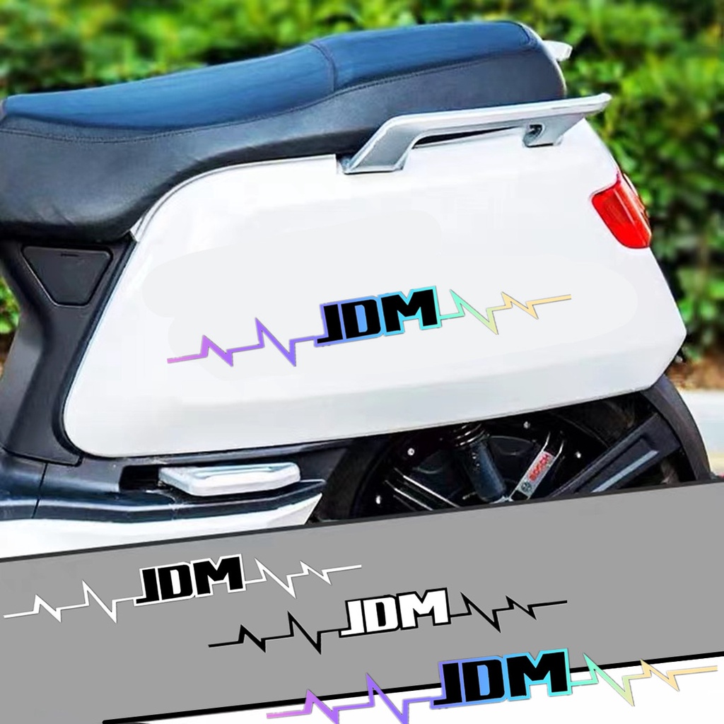 JDM Sticker ECG Full power Car Decal Front Rear Window Side Door ...