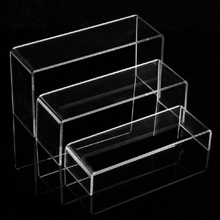 3pcs clear acrylic stand rack 3mm display | Shopee Philippines