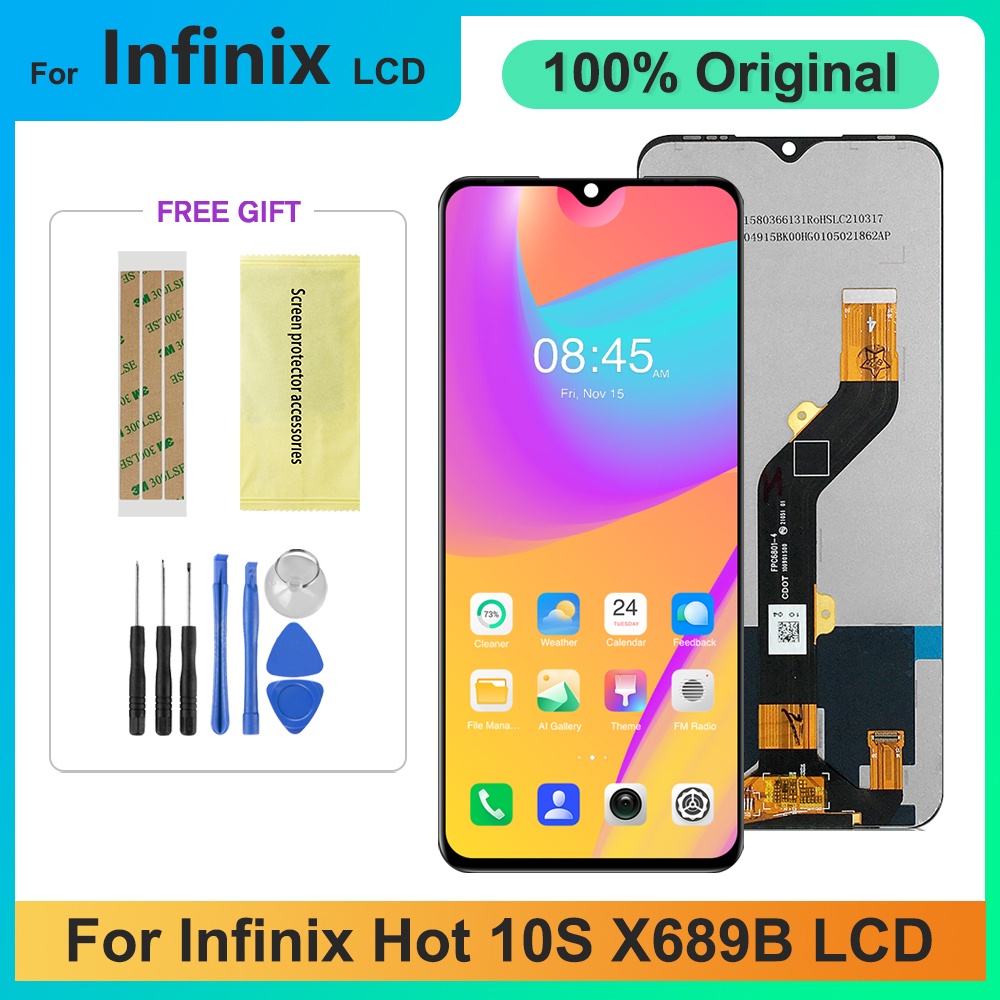 Infinix Hot 10S 10T LCD X689 X689C X689B Display Screen Replacement ...