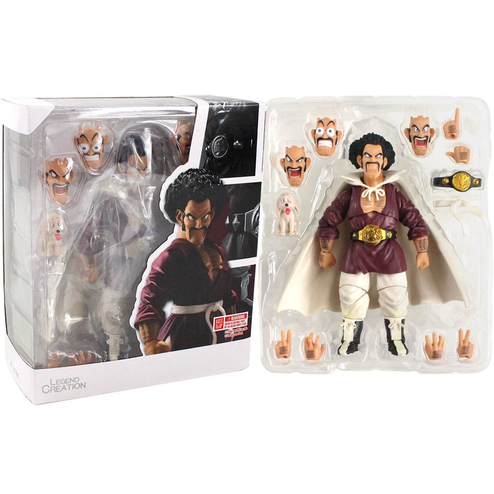 Anime Dragon Ball Z SHF Hercule Mr. Satan DBZ Mark PVC Action Figure ...