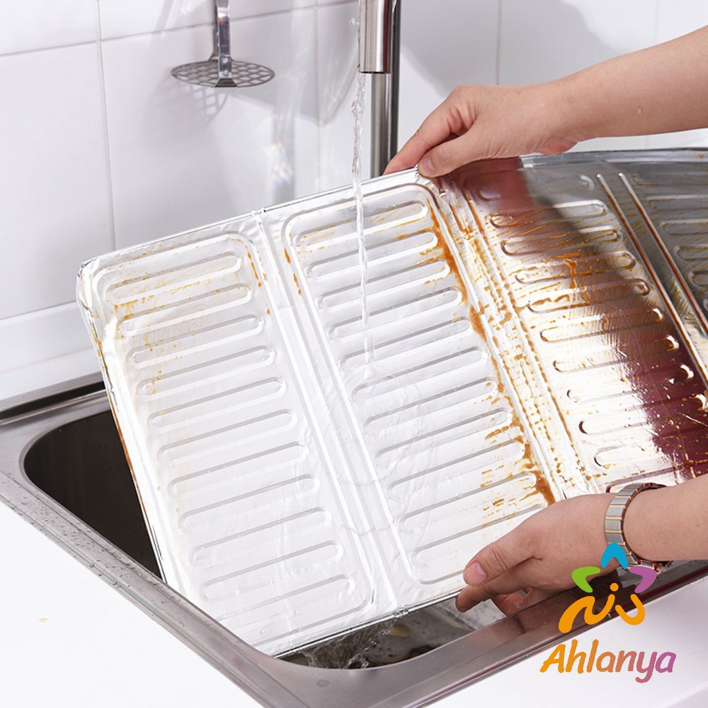 Ahlanya Aluminum Sheet Lead Color oil Splash Proof Screen For 1 Stove ...