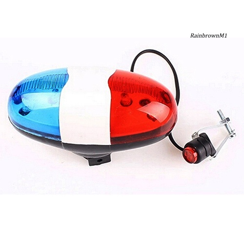 RM Multifunction 6 LED 4 Tone Sounds Bike Bicycle Horn Bell Police Car Light Electronic Horn Shopee Philippines