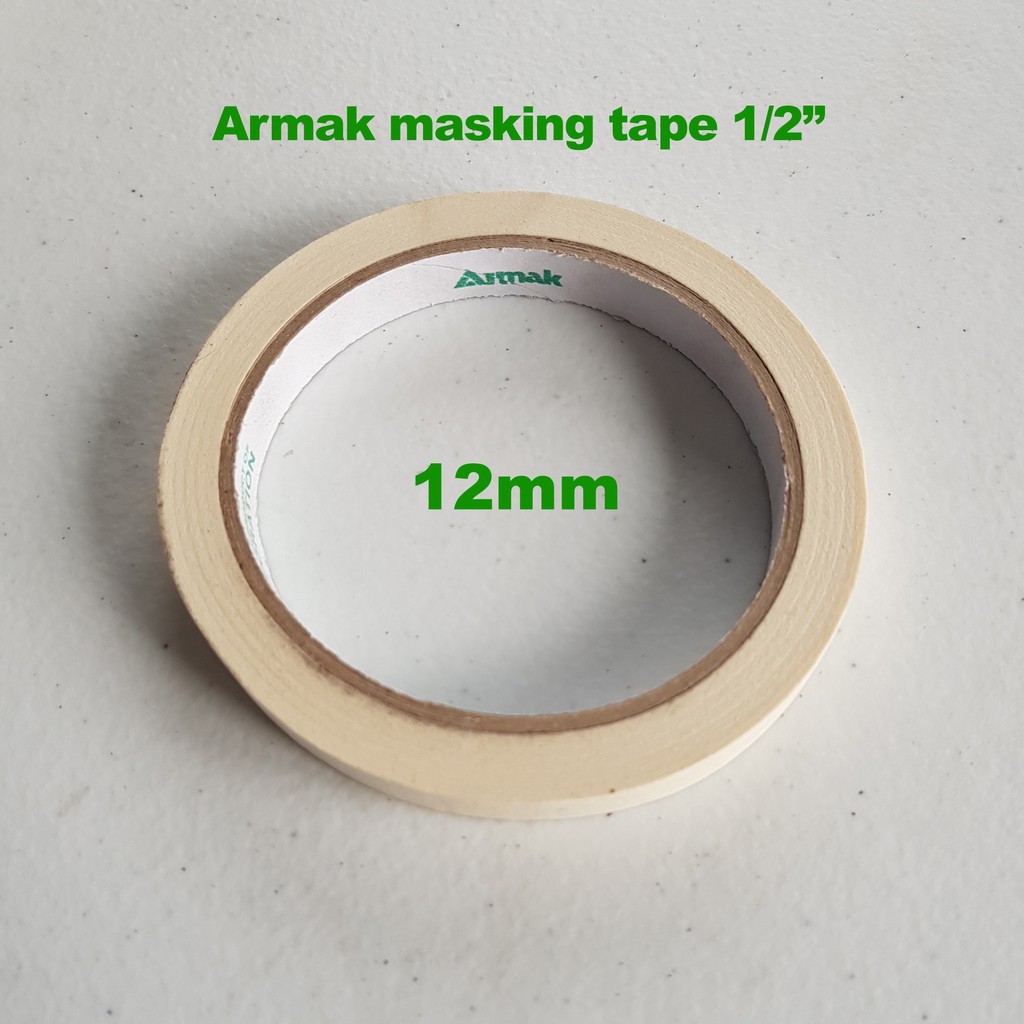 Armak Masking Tape 12mm 18mm 24mm 1 Roll 1/2