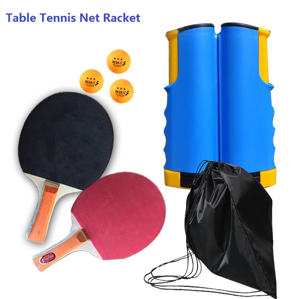 KONG Table Tennis Net Racket Ping Pong Ball Retractable Table Tennis ...