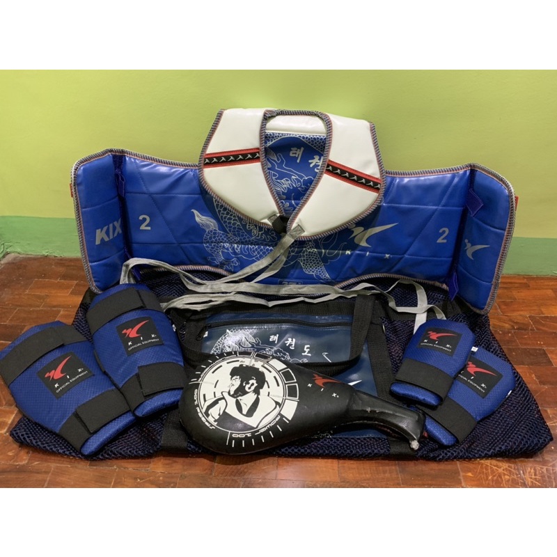 KIX TAEKWONDO EQUIPMENT (Knee Pad, Arm Guard, Body Armor, Kick Pad, Net