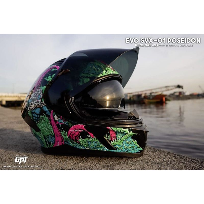 Evo hot sale helmet poseidon