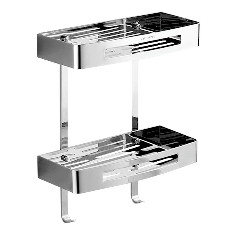 SUS 304 STAINLESS KITCHEN OR BATHROOM RECTANGULAR ORGANIZER RACK WITH ...