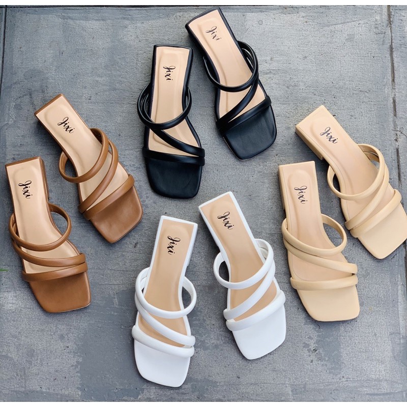 Jixi Sophia 1 inch Sandals Stylish Stride: Block Heel Sandals for ...