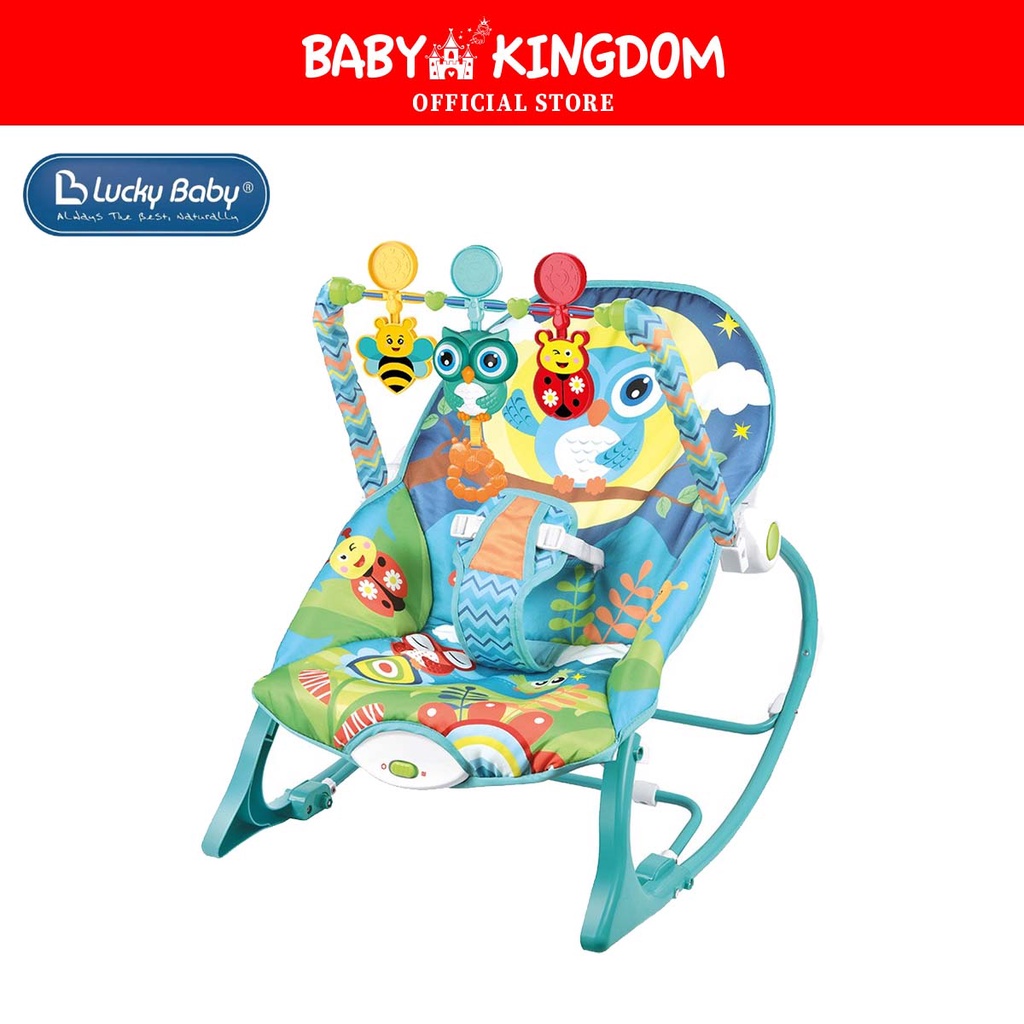 Lucky Baby Infant-to-Toddler Rocker W/Music Vibration (Owl) | Shopee ...
