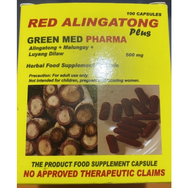 Red Alingatong plus ( Alingaatong +Malungay + Luyang Dilaw) | Shopee ...