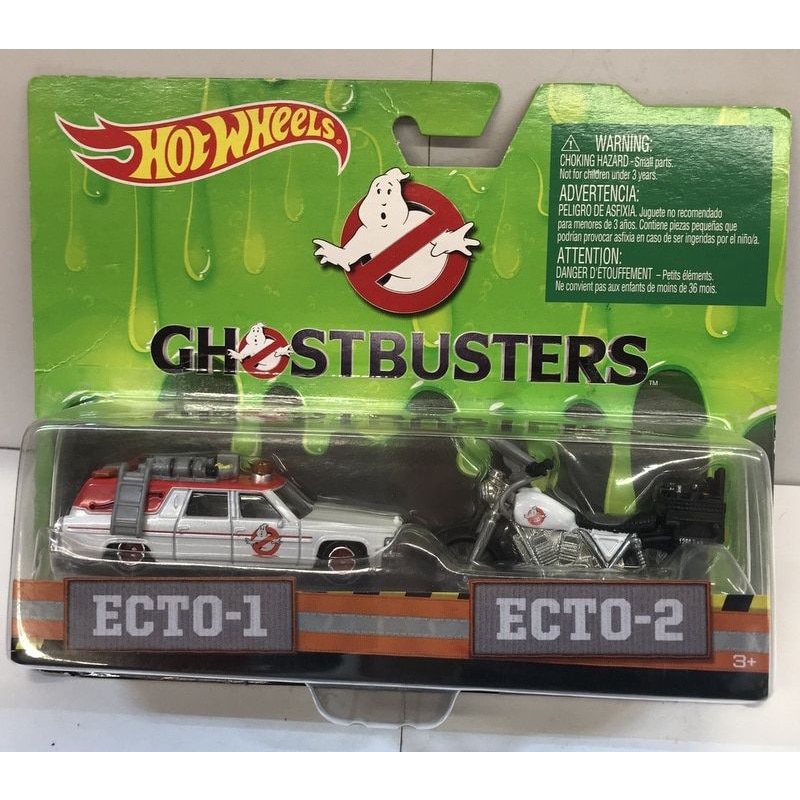 Mattel Hotwheels GHOSTBUSTERS ECTO-1 / ECTO-2 | Shopee Philippines