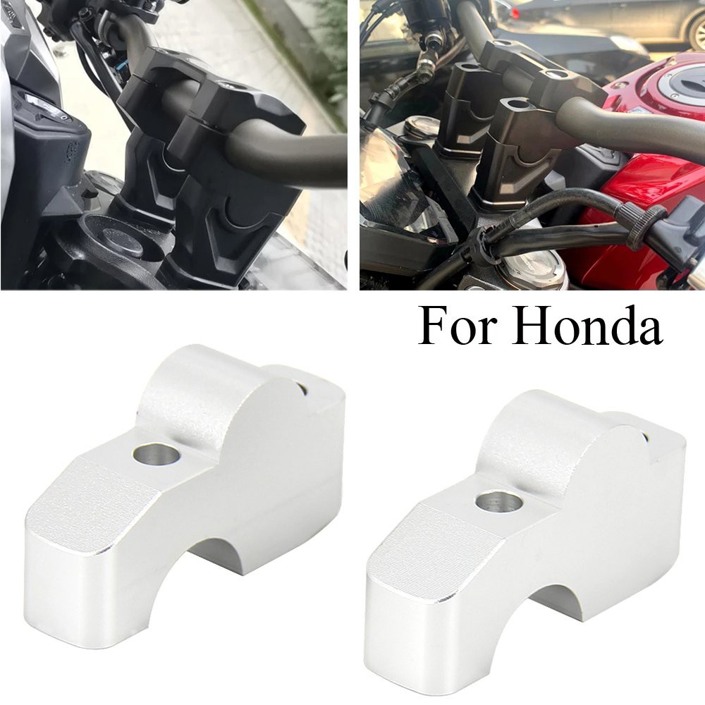 Handle Bar Riser Clamp Extend Handlebar Adapter Mount For HONDA CB 650 ...