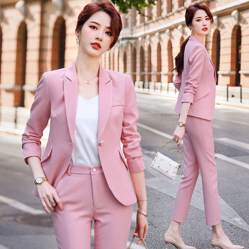 9018 Professional Wear Two-Piece Suit Women 2023 Spring Autumn New ...