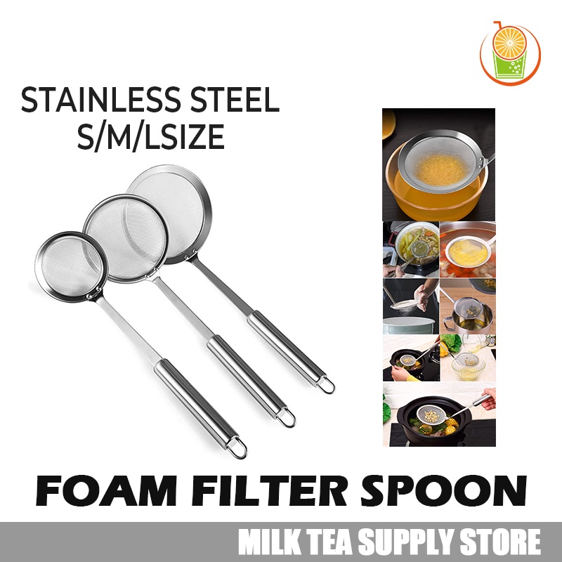 Foam Filter/Oil Filter Spoon-Stainless Steel/Food Skimmer Spoon/Foam ...