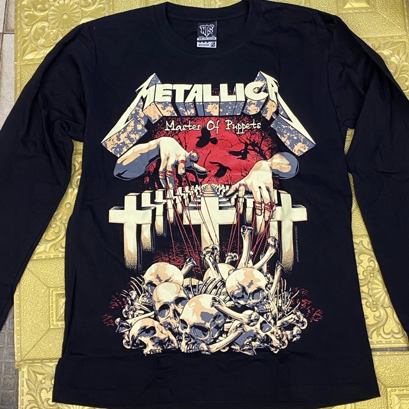 Metallica Master Of Puppets Long Sleeves Shirts | Shopee Philippines