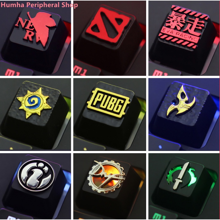 Game keycap Mechanical keyboard keycap Metal keycaps Personal keycaps ...
