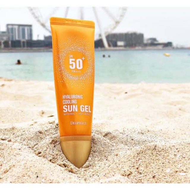 Deoproce Hyaluronic Cooling Sun Gel SPF 50+/PA+++ (50g) | Shopee ...