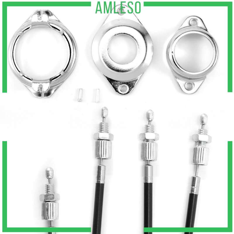 [AMLESO] BMX Bike Gyro Brake Cable Housing Set 1' Threaded Stem Rotor ...