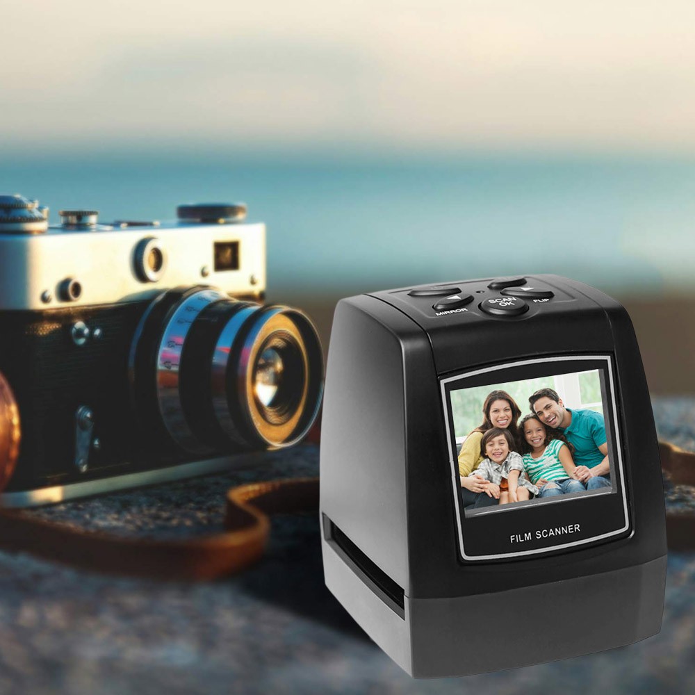 Protable Negative Film Scanner 35mm 135mm Slide Film Converter Photo Digital Image Viewer with 2 | Shopee Philippines