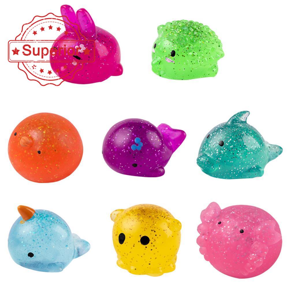 Big Spongy Squishy Mochi Fidget Toys Kawaii Animal Ball Antistress 