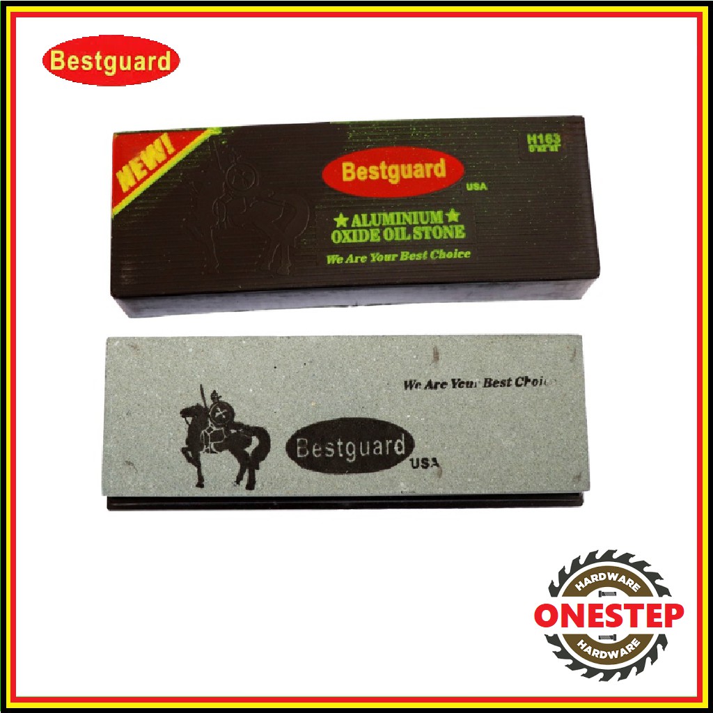 Bestguard H163 Aluminum Oxide Oil Stone 6"*2"*1" Shopee Philippines