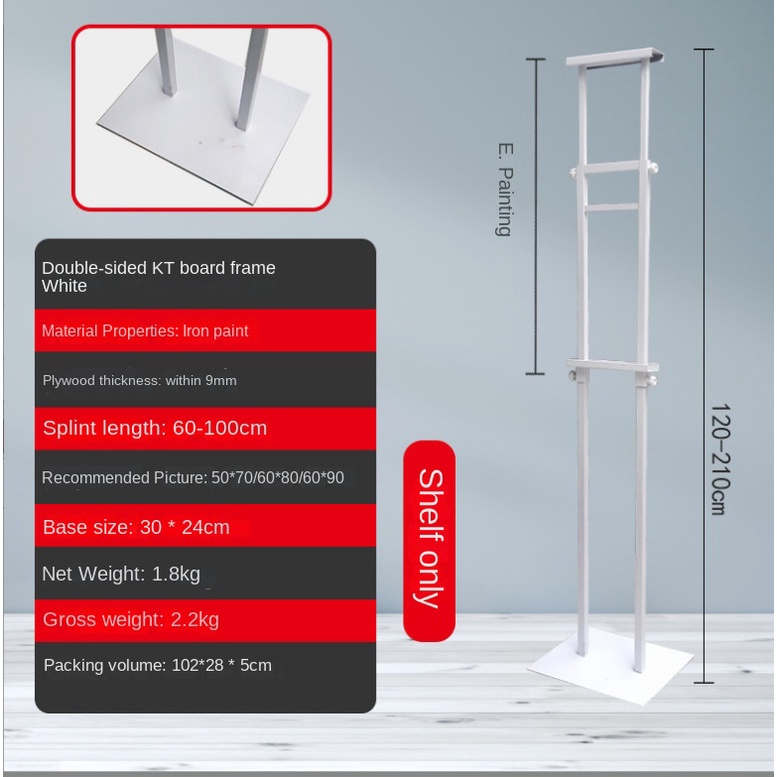 {in stock}Double sided Board Banner KT Pedestal Stand Poster Sintra ...