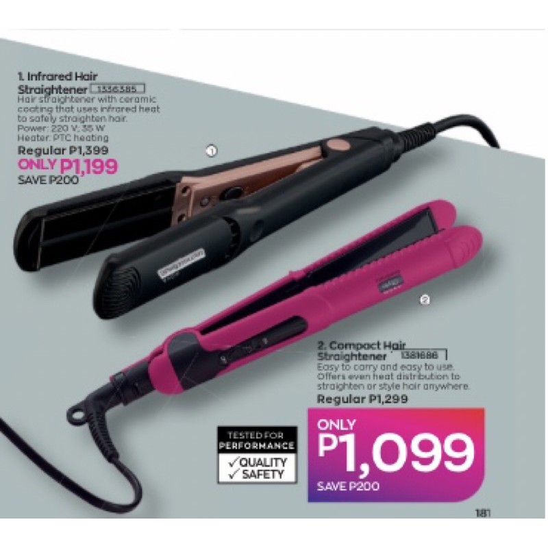 Avon hair straightener 2019 hotsell