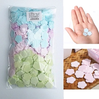 2 Boxes Disposable Cute Mini Flower-shaped Paper Soap Flakes Wash Hands Soap  Paper Travel Portable Hand Part Cleaning Supplies - AliExpress