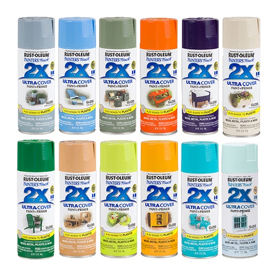 Rust Oleum Painter's Touch 2X Ultra Cover Gloss Spray Paint, 12oz