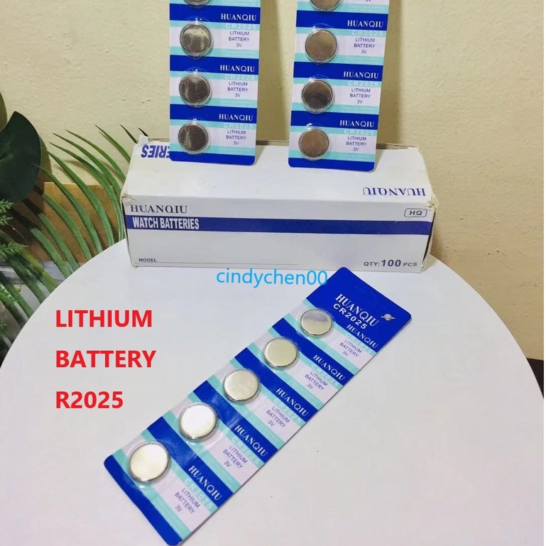 CR2032, CR2025, Primary Lithium Button Cell Battery 3V for Watch ...