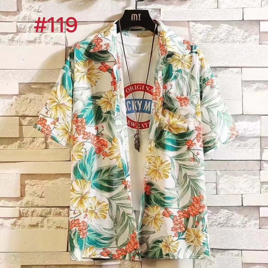 Floral polo shopee best sale