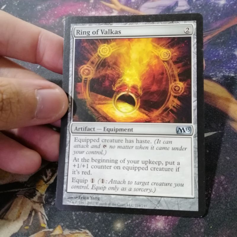 1 PLAYED Ring of Valkas M13 magic 2013 MTG card commander | Shopee ...