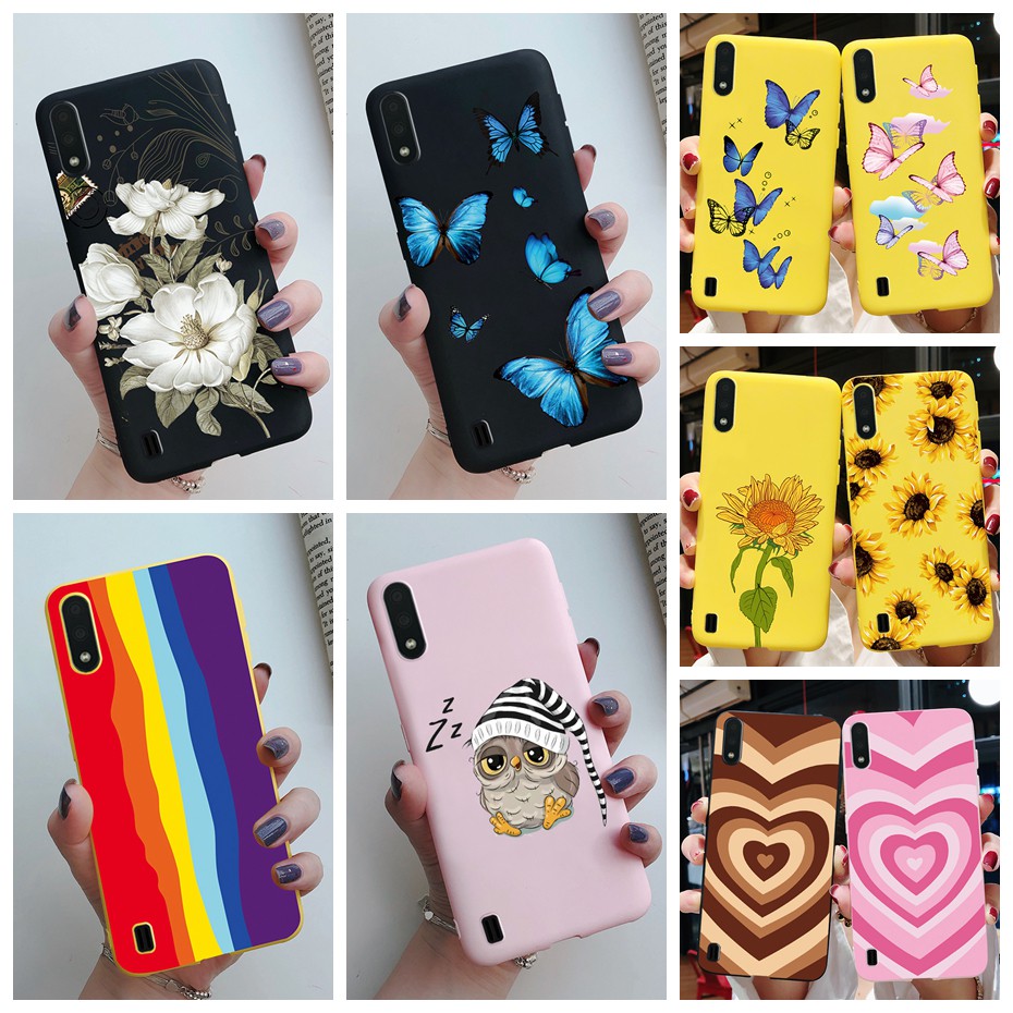 Casing Samsung Galaxy A01 SM-A015F/DS Cover Fashion Love Heart Flower  Pattern Soft Silicone TPU Phone Case | Shopee Philippines