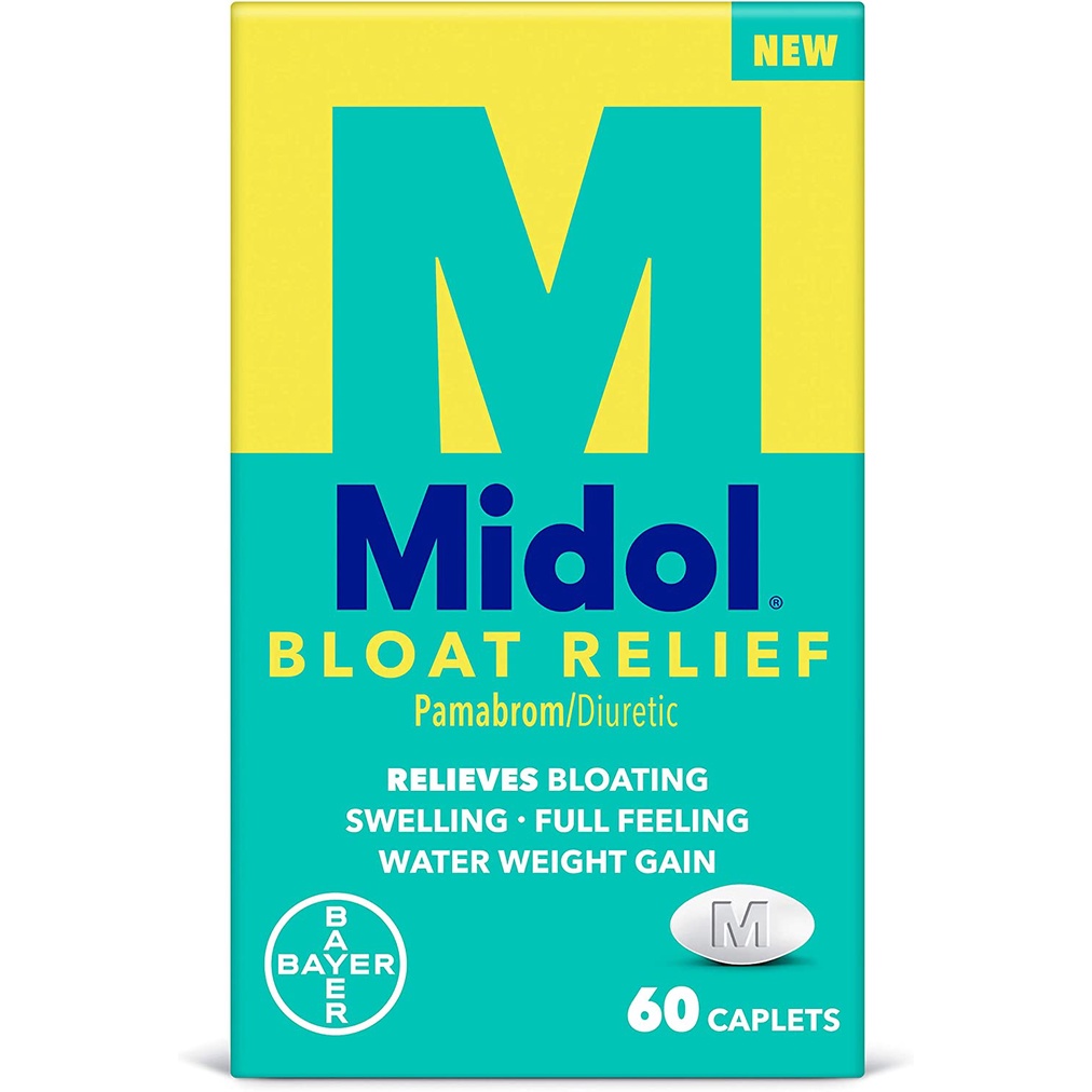 Mi dol Bloat Relief Pamabrom / Diuretic for Sw elli ng Full Feeling