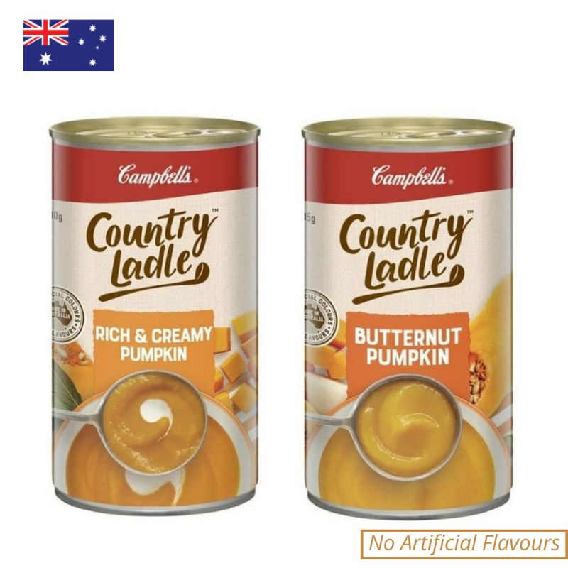 Campbells Country Ladle Rich And Creamy Pumpkin Or Butternut Pumpkin Soup Can From Australia 4943