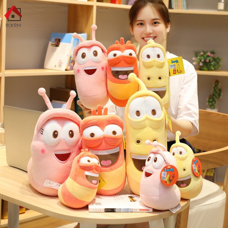 Korean Cartoon Larva Plush Doll Funny Cartoon Worm Stuffed Plushies ...